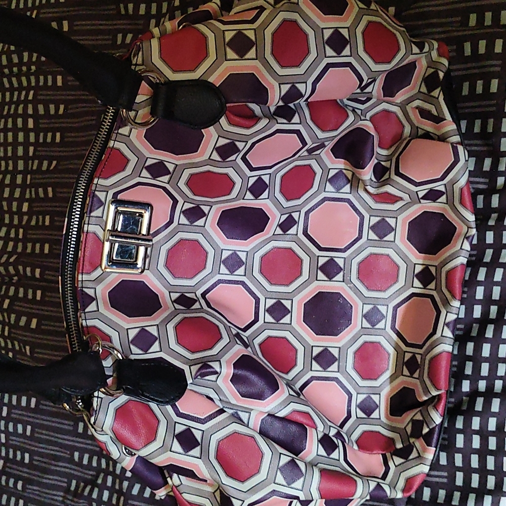 Elle Pink and Purple Purse